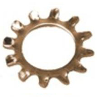 Brass External Tooth Washer